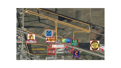 I-55 & I-40 @ 7th St, West Memphis, AR - aerial  map view - Image1