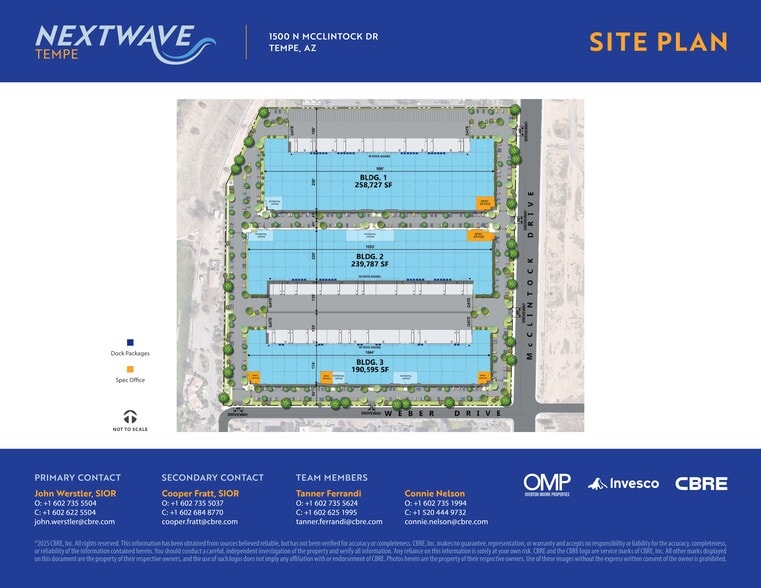 1500 N McClintock Dr, Tempe, AZ for lease - Site Plan - Image 2 of 4