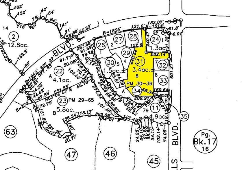 7456 Foothills Blvd, Roseville, CA for lease - Plat Map - Image 2 of 18