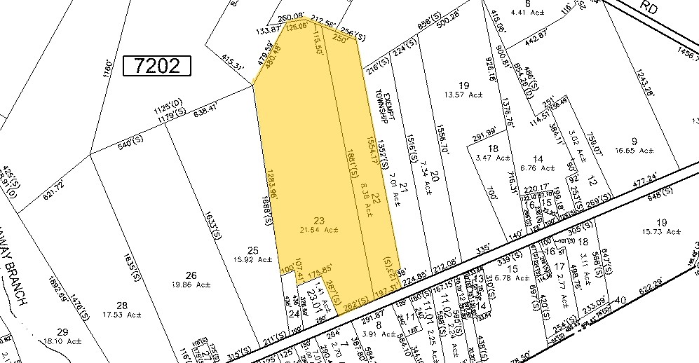 1720 Harding Hwy, Franklin Township, NJ for sale Plat Map- Image 1 of 1