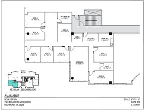 7501 Boulder View Dr, North Chesterfield, VA for lease Floor Plan- Image 1 of 1