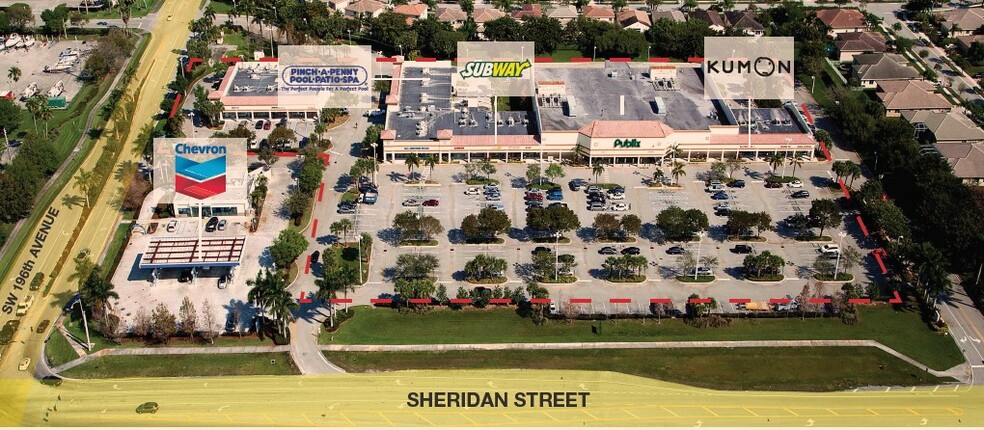 19511-19551 Sheridan St, Pembroke Pines, FL for lease - Building Photo - Image 1 of 6