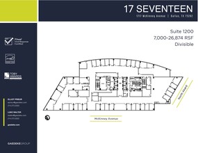 1717 McKinney Ave, Dallas, TX for lease Floor Plan- Image 1 of 1