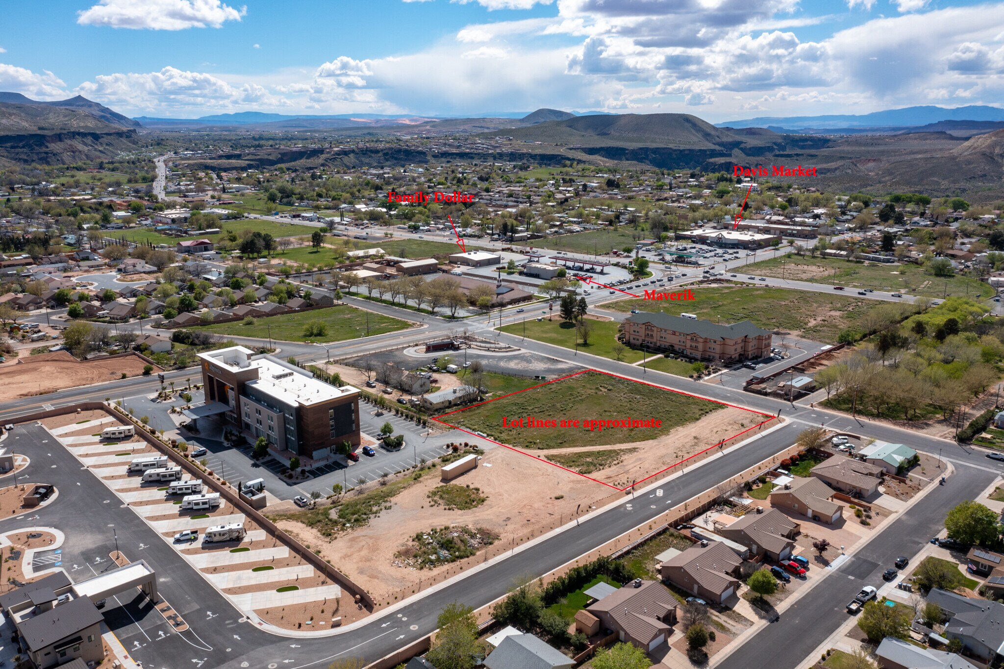 North Main Street, La Verkin, UT for sale Aerial- Image 1 of 1