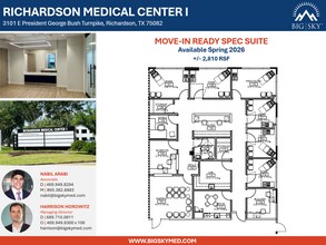 3101 E President George Bush Hwy, Richardson, TX for lease Floor Plan- Image 1 of 2