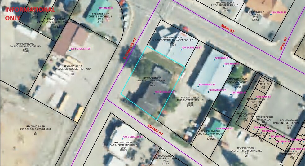 104 Challis St, Salmon, ID for sale - Plat Map - Image 3 of 3