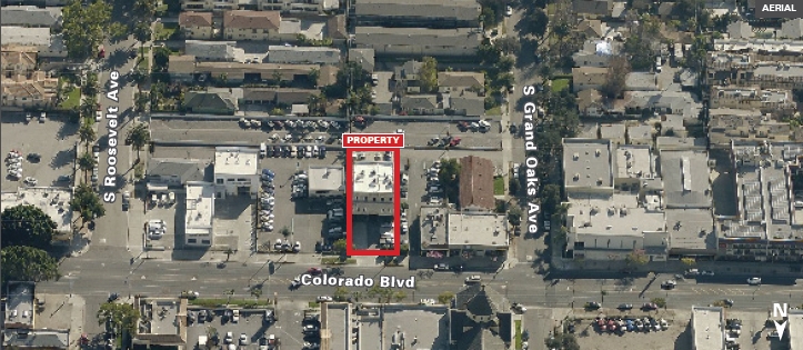 2234 E Colorado Blvd, Pasadena, CA for lease - Aerial - Image 2 of 9