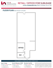 1210-1222 S Glendora Ave, West Covina, CA for lease Floor Plan- Image 1 of 1