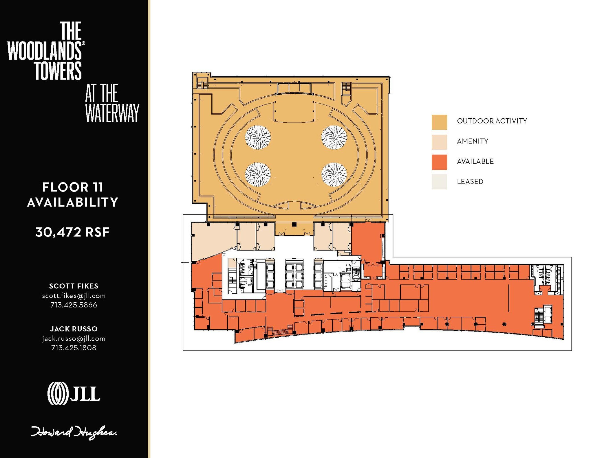 9950 Woodloch Forest Dr, The Woodlands, TX for lease Floor Plan- Image 1 of 2