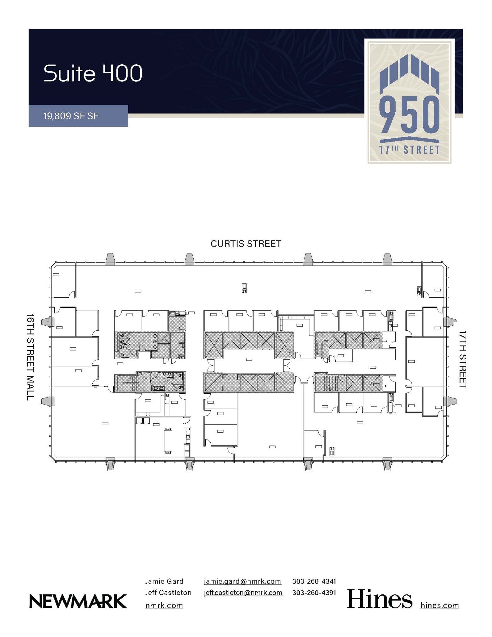 950 17th St, Denver, CO for lease Floor Plan- Image 1 of 1