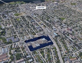 1835 Gordon Dr, Kelowna, BC - AERIAL  map view