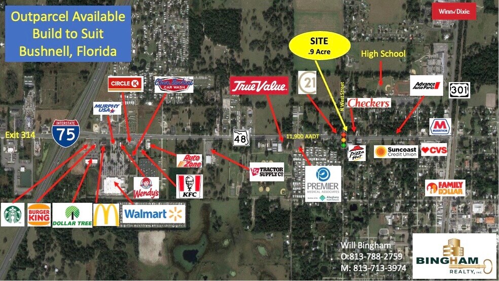 503 N West St, Bushnell, FL 33513 Vacant Land