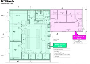 1660 Beverly Blvd, Los Angeles, CA for lease Floor Plan- Image 1 of 1