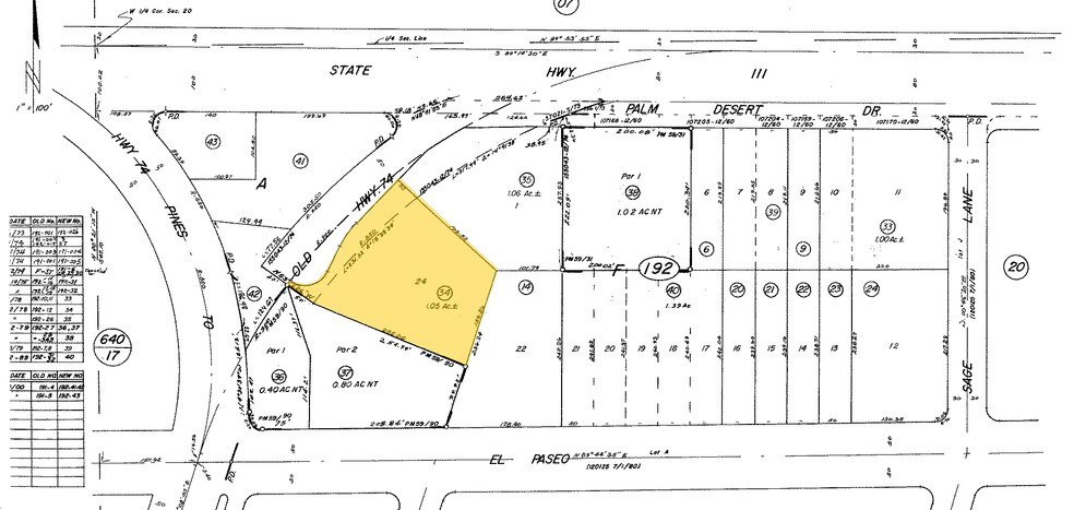 73101 Highway 111, Palm Desert, CA for sale - Plat Map - Image 2 of 86