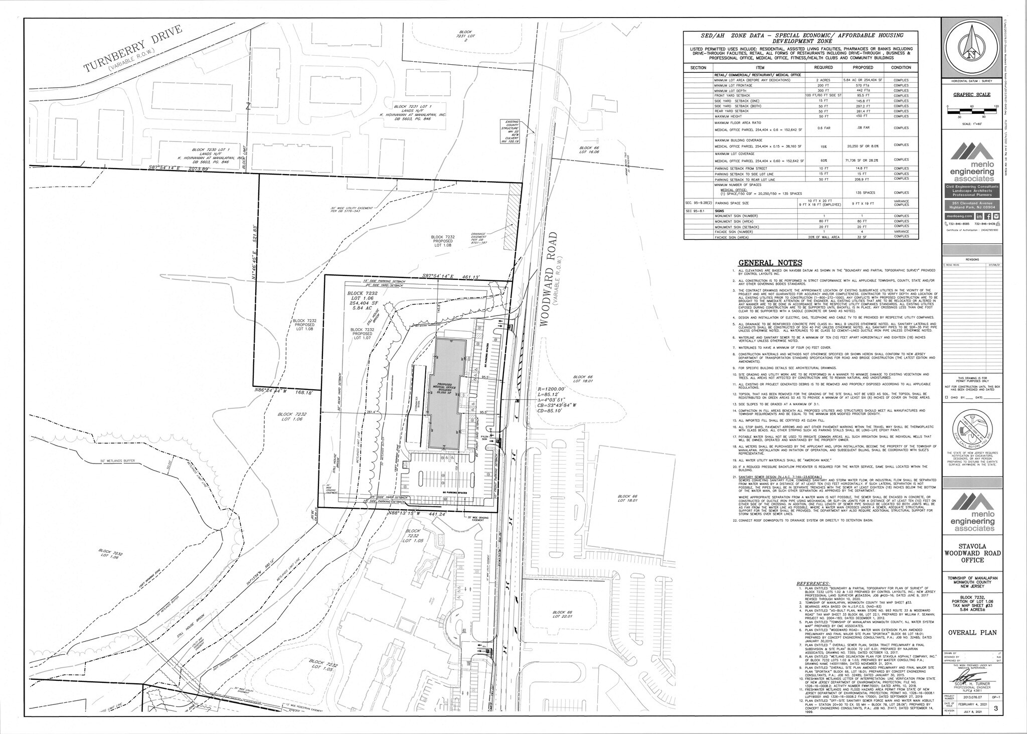 Woodward Crossing, Manalapan Township, NJ for lease Site Plan- Image 1 of 5
