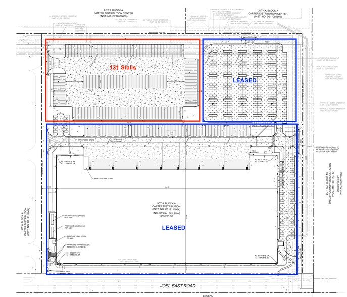 2121 Joel East Rd, Fort Worth, TX for lease - Site Plan - Image 3 of 3