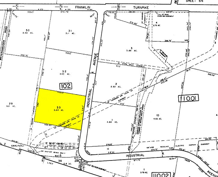 19 Industrial Ave, Mahwah, NJ for lease - Plat Map - Image 2 of 6