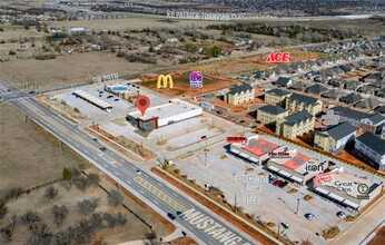 3100 S Mustang Rd, Yukon, OK - aerial  map view