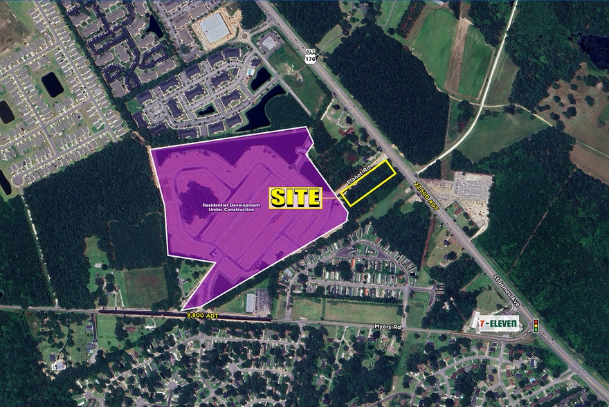 US-176 E & Planet Rd, Summerville, SC for sale - Aerial - Image 3 of 3