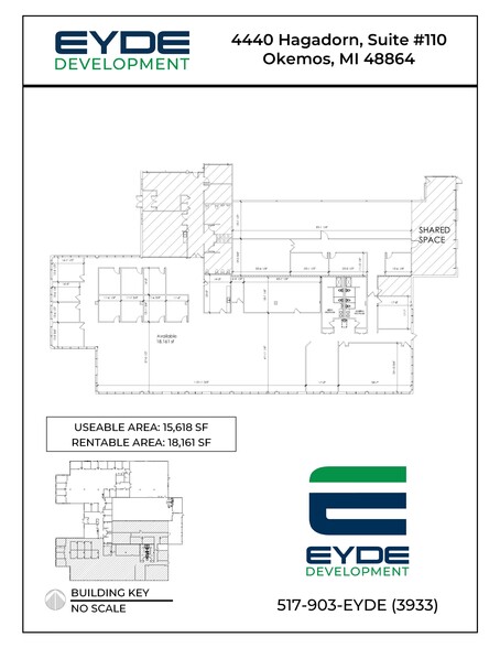 4440 Hagadorn Rd, Okemos, MI for lease - Site Plan - Image 2 of 25