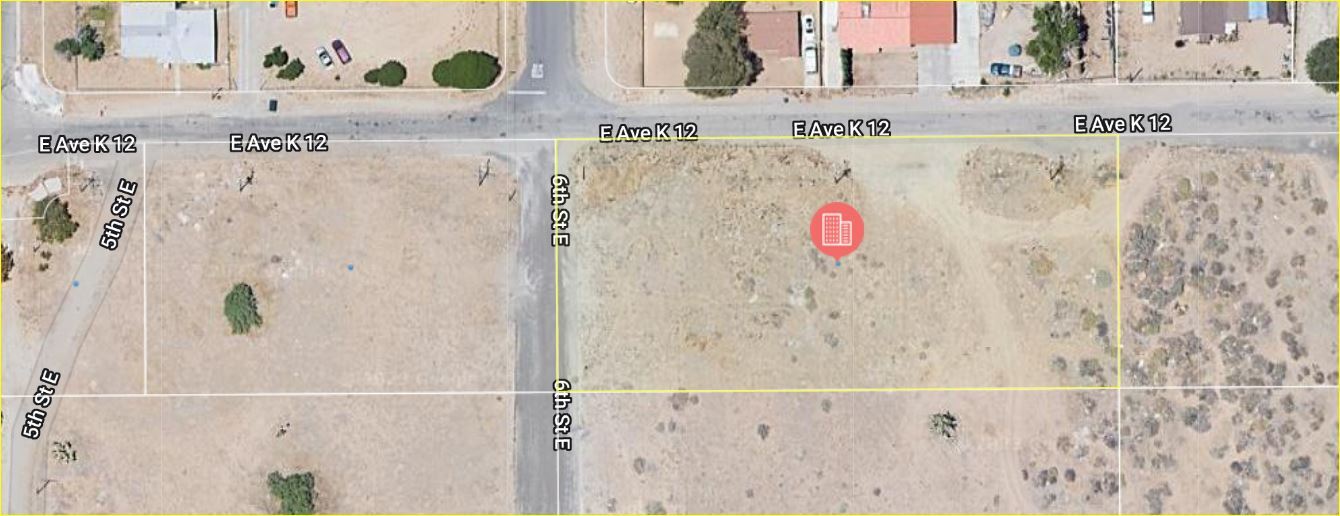 6th St East Industrial Land, Lancaster, CA for sale Building Photo- Image 1 of 8