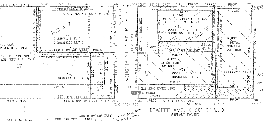 8301 Braniff St, Houston, TX for lease - Plat Map - Image 2 of 13