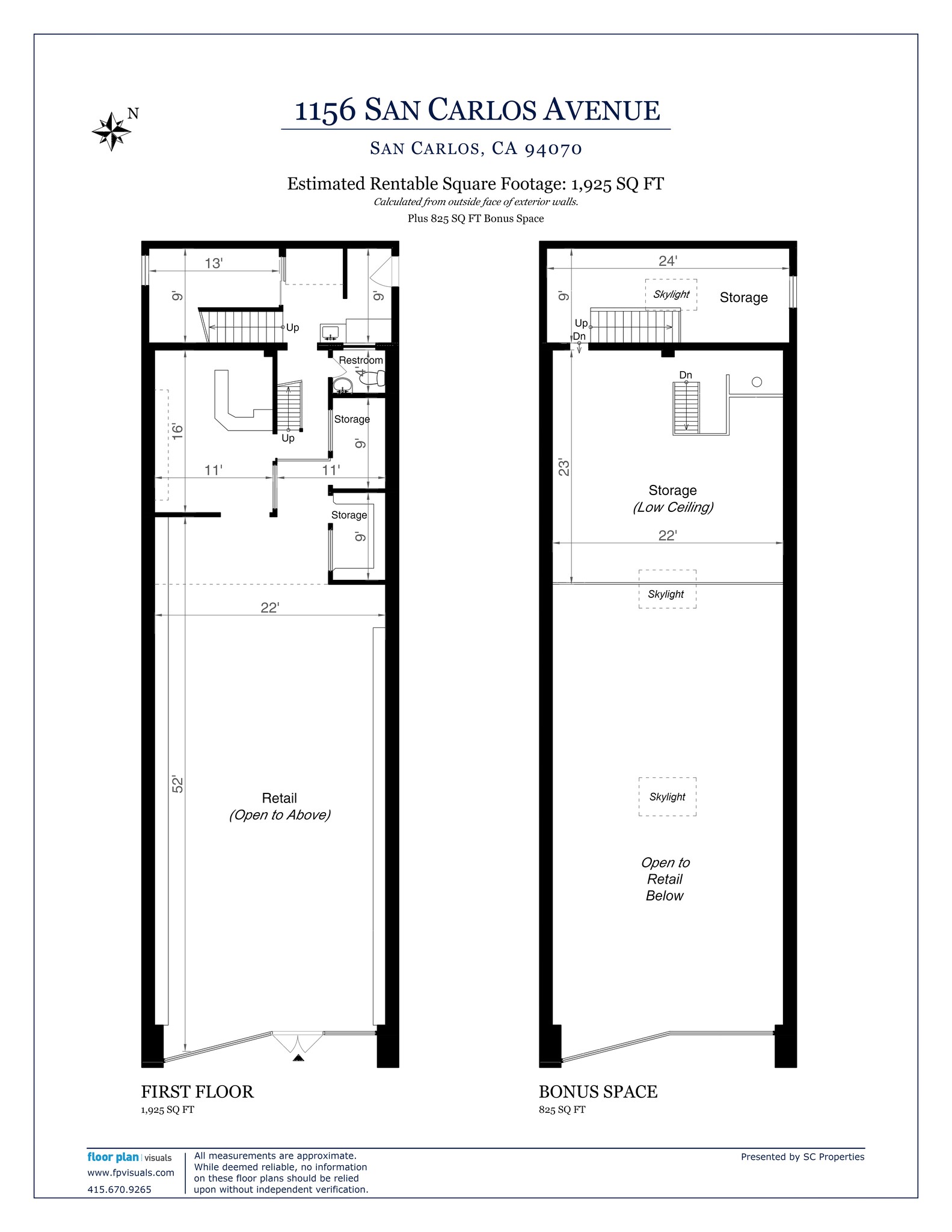 1156 San Carlos Ave, San Carlos, CA for lease Site Plan- Image 1 of 1