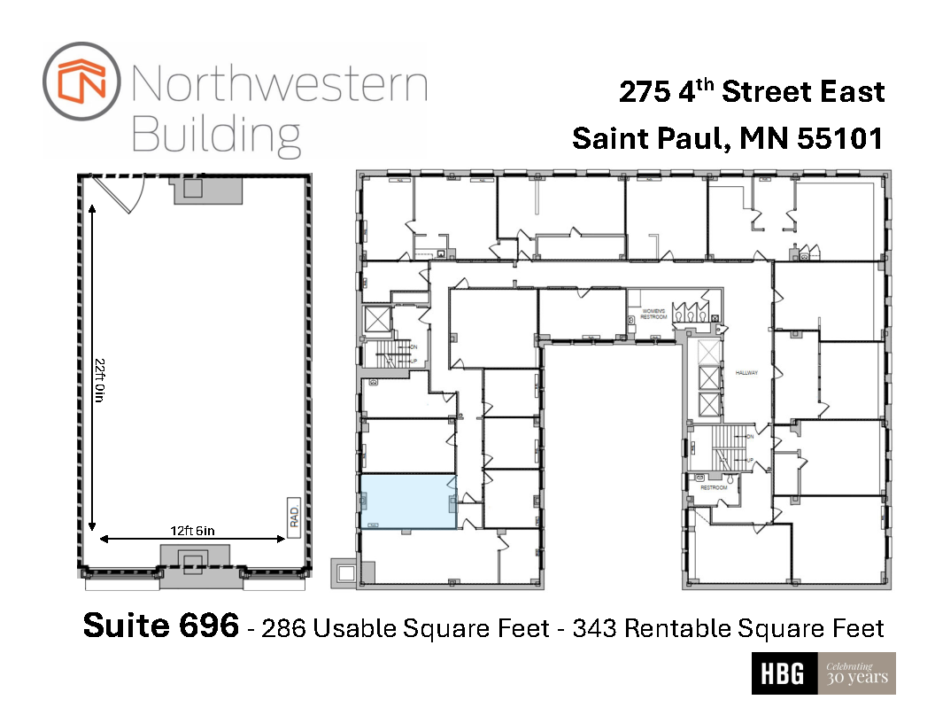 275 4th St E, Saint Paul, MN for lease Floor Plan- Image 1 of 4