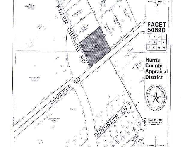 5258 Louetta Rd, Spring, TX for sale Plat Map- Image 1 of 1