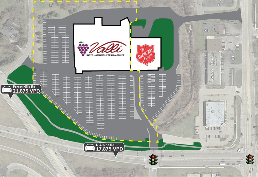 6550 N Alpine Rd, Loves Park, IL for sale - Site Plan - Image 1 of 1