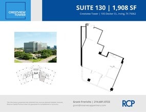 105 Decker Ct, Irving, TX for lease Floor Plan- Image 1 of 8