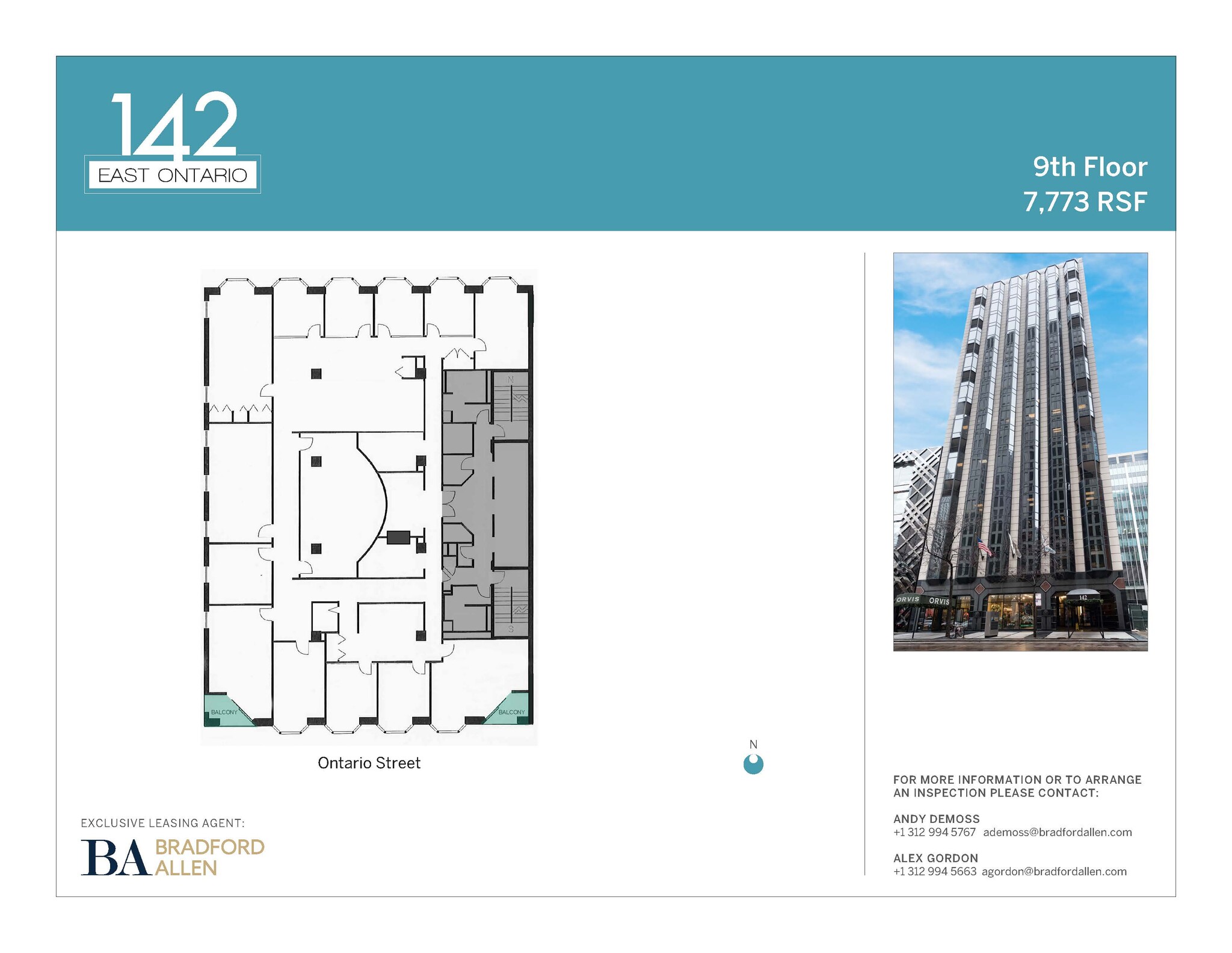 142 E Ontario St, Chicago, IL for lease Floor Plan- Image 1 of 4