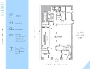 1801 Van Ness Ave, San Francisco, CA for lease Floor Plan- Image 1 of 1
