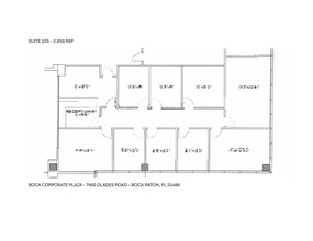 7900 Glades Rd, Boca Raton, FL for lease Site Plan- Image 1 of 1