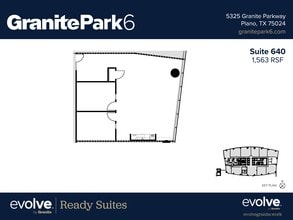 5525 Granite Parkway, Plano, TX for lease Site Plan- Image 2 of 2