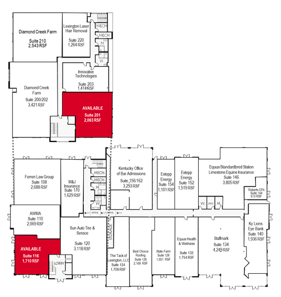 1510 Newtown Pike, Lexington, KY for lease - Floor Plan - Image 2 of 21