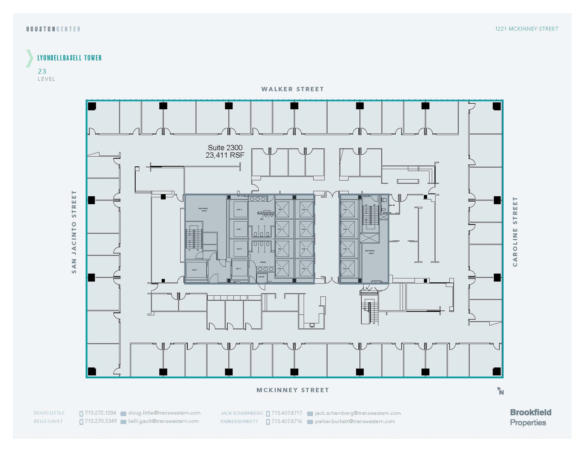 1221 McKinney St, Houston, TX for lease Floor Plan- Image 1 of 1