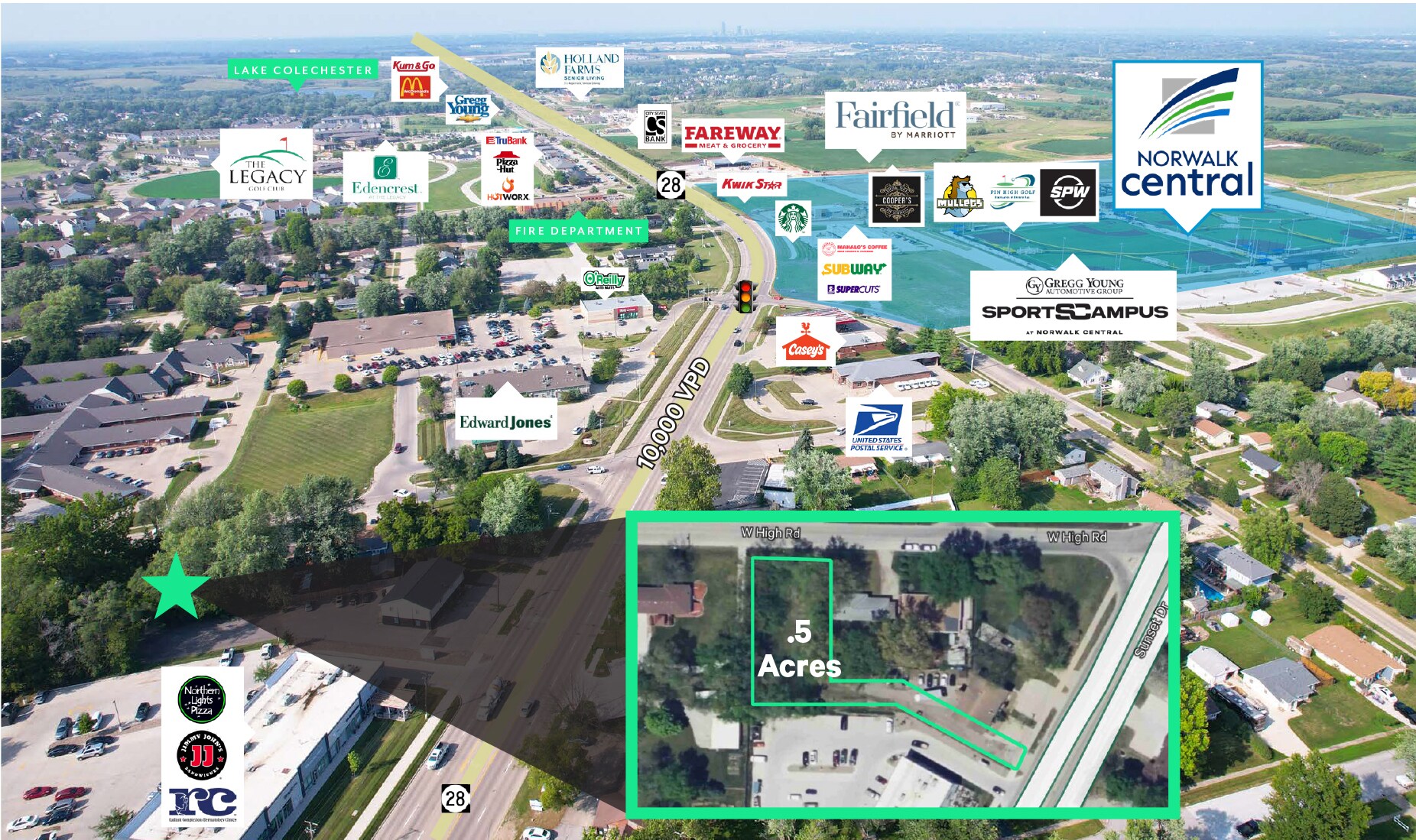 1409 Sunset Dr, Norwalk, IA for lease Primary Photo- Image 1 of 3