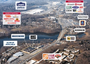 1701 Route 9, Wappingers Falls, NY - AERIAL  map view