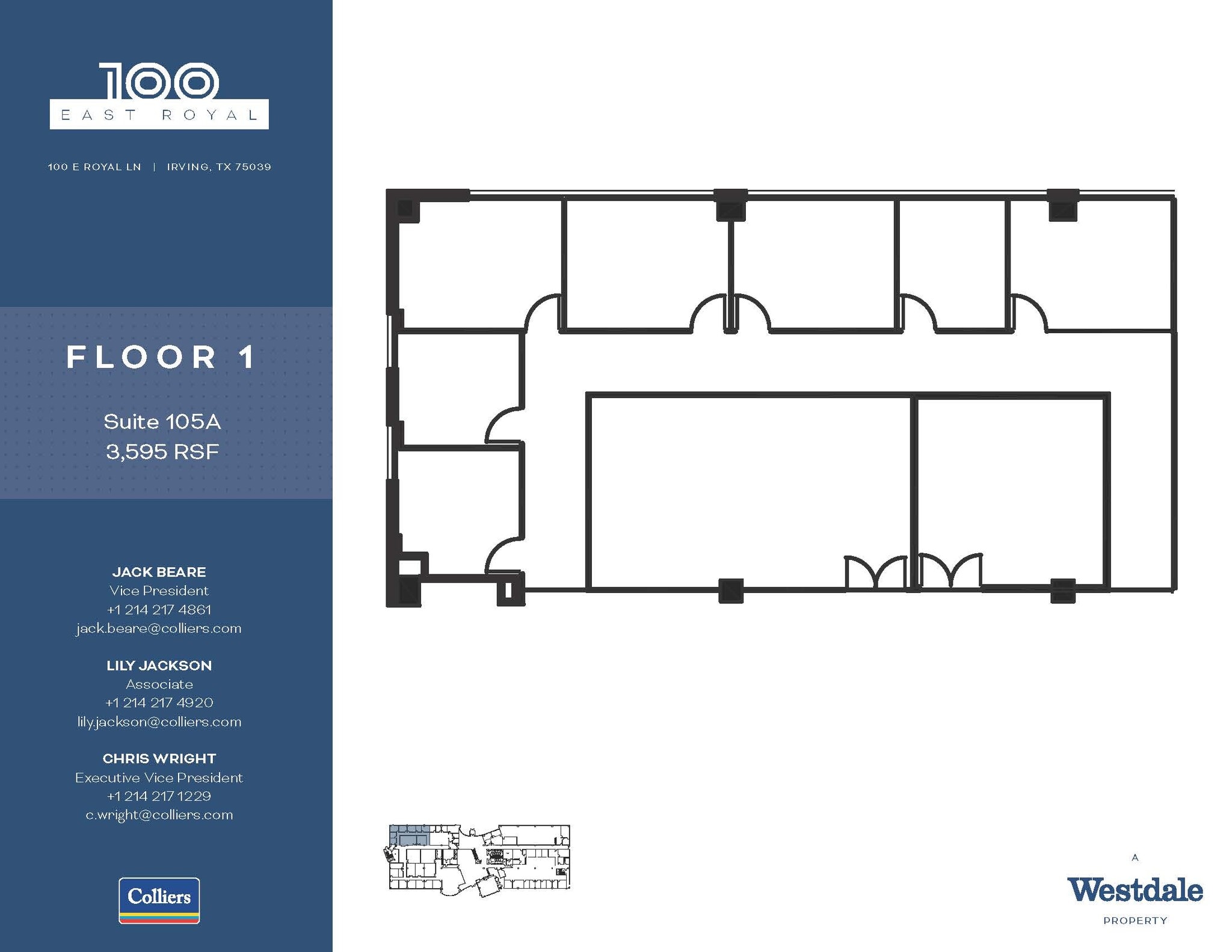 100 E Royal Ln, Irving, TX for lease Floor Plan- Image 1 of 3