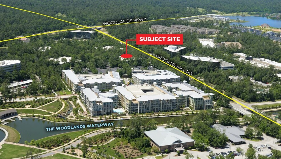 2204 Timberloch Pl, The Woodlands, TX for lease - Aerial - Image 2 of 6