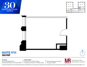 30 N Michigan Ave, Chicago, IL for lease Site Plan- Image 1 of 2