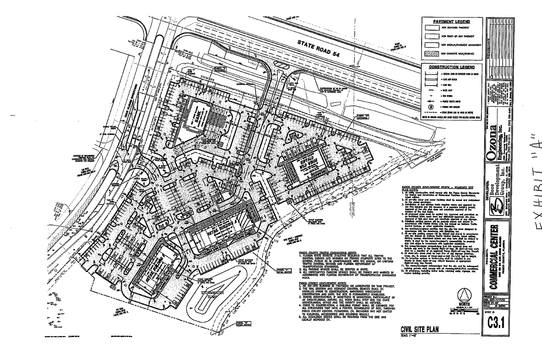 10900 State Road 54, New Port Richey, FL for sale Site Plan- Image 1 of 1