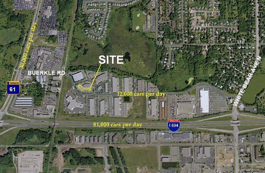 1765-1775 Buerkle Rd, White Bear Lake, MN for sale - Aerial - Image 2 of 3