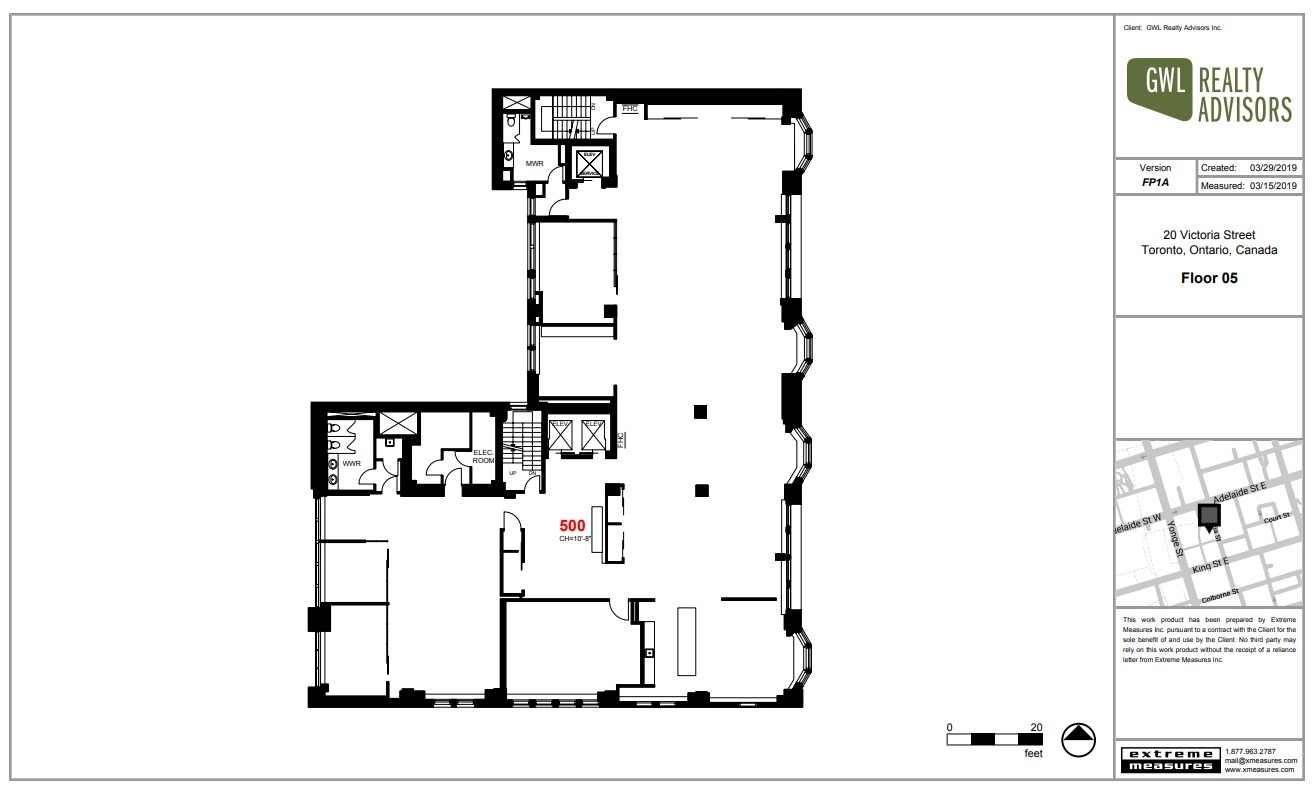 20 Victoria St, Toronto, ON for lease Floor Plan- Image 1 of 1