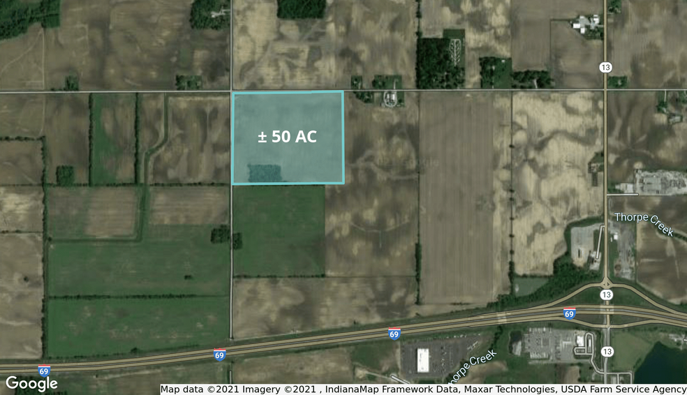 W 700 South, Pendleton, IN for sale - Aerial - Image 2 of 2