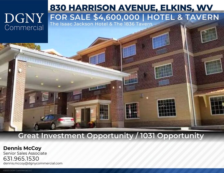 830 Harrison Ave, Elkins, WV for sale - Building Photo - Image 1 of 1