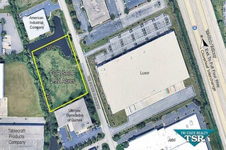 1050 Tri-State Pky, Gurnee, IL - AERIAL  map view