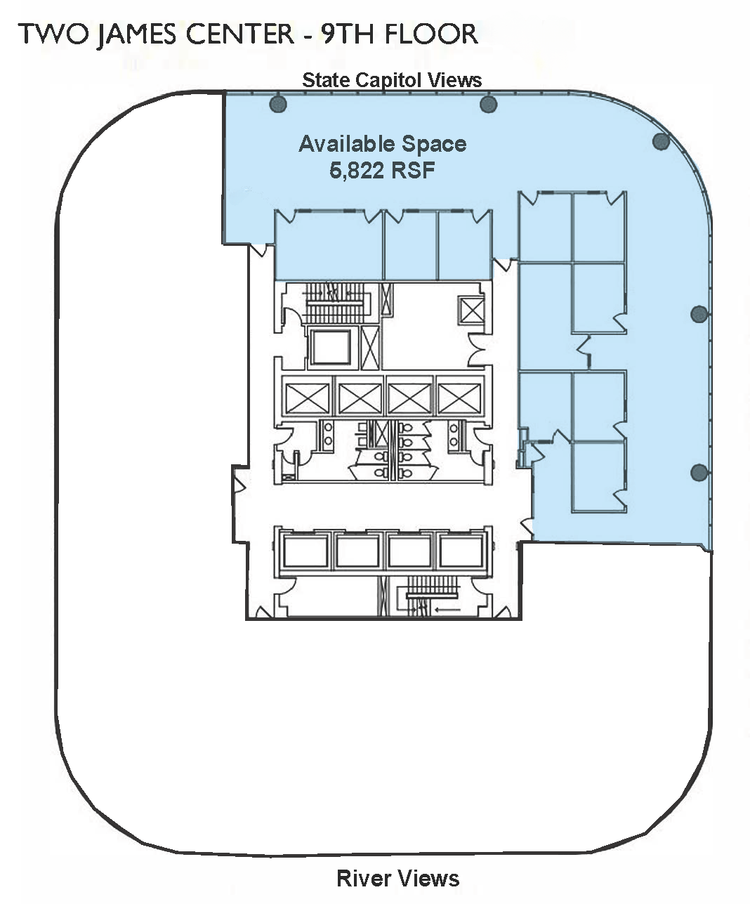 901 E Cary St, Richmond, VA for lease Floor Plan- Image 1 of 8