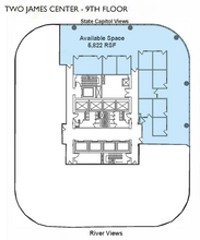 901 E Cary St, Richmond, VA for lease Floor Plan- Image 1 of 8